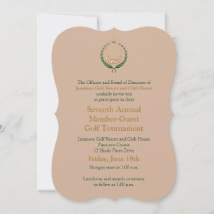 Invitación al Torneo de Golf Corporativo