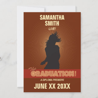 Invitación al tour de graduación (chica)