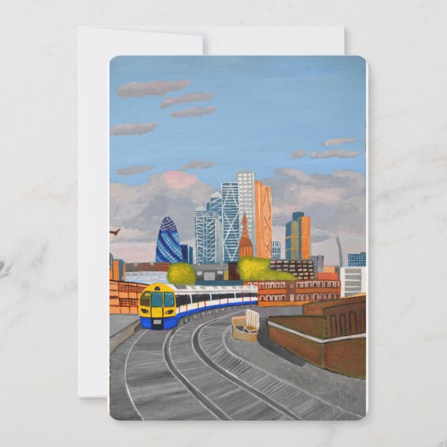 Invitación al tren de Londres (Anverso)