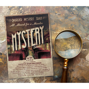 Invitación al Tren del Misterio del Asesinato
