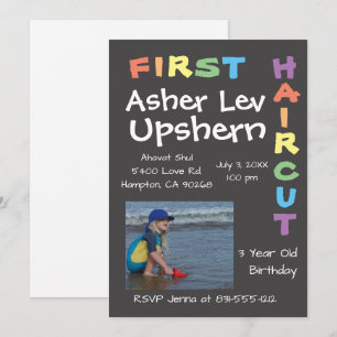 invitación al upshern upshernish upsherin