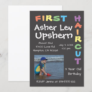 invitación al upshern upshernish upsherin