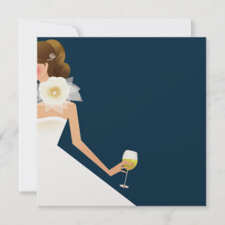 Invitación al vino de la ducha nupcial de la marin