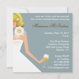 Invitación al vino nupcial