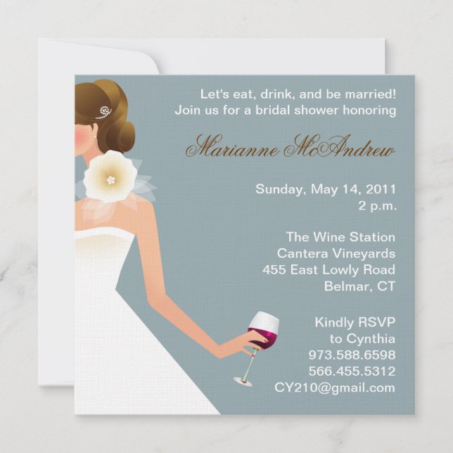 Invitación al vino nupcial (Anverso)