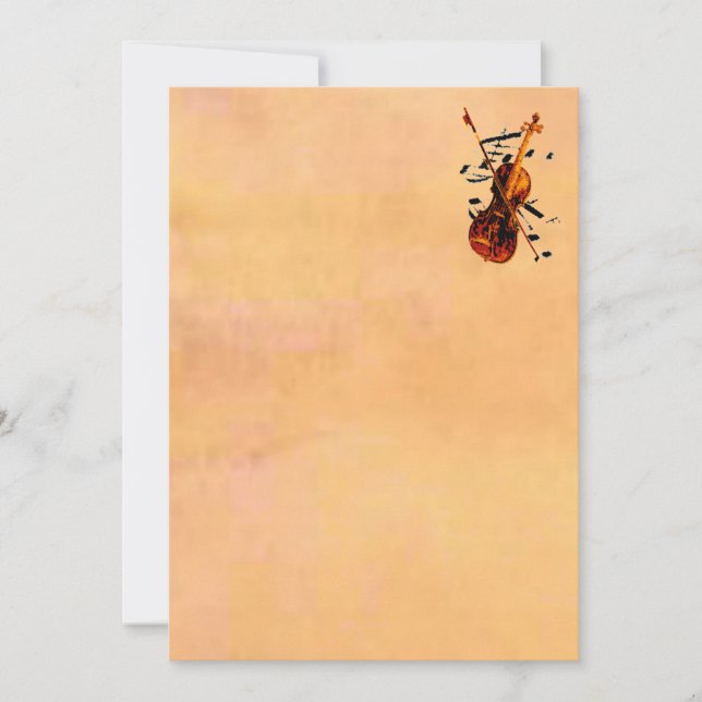 Invitación al violín (Anverso)