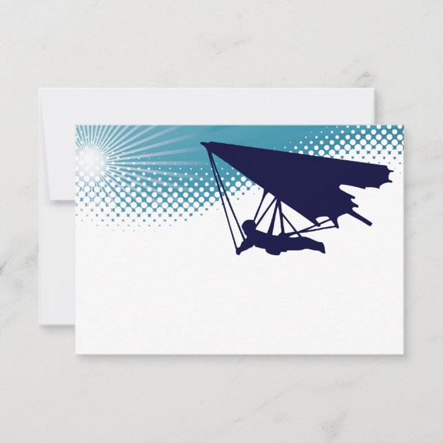 Invitación ala delta del cielo (Anverso)