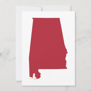 Invitación Alabama en Rojo