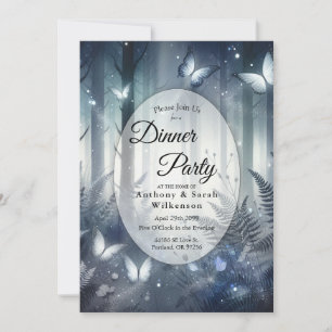 Invitación Alas iluminadas por la luna y Fiesta de la cena má
