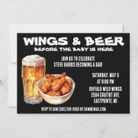 ¡Alas y Cervezas antes de que el bebé esté aquí! B