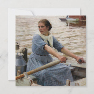 Invitación Albert Edelfelt - La Laitiere
