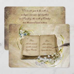 Invitación Álbum de la vieja boda