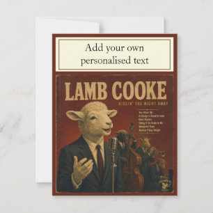 Invitación Álbum de Lamb Cooke: una parodia