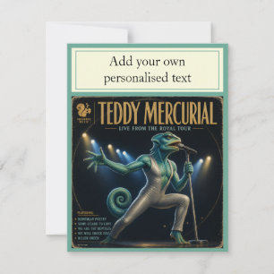 Invitación Álbum de Teddy Mercurial; una Parodia