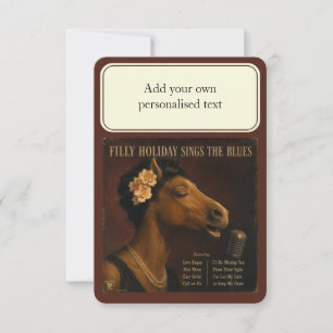 Invitación Álbum de vacaciones de Filly: una parodia