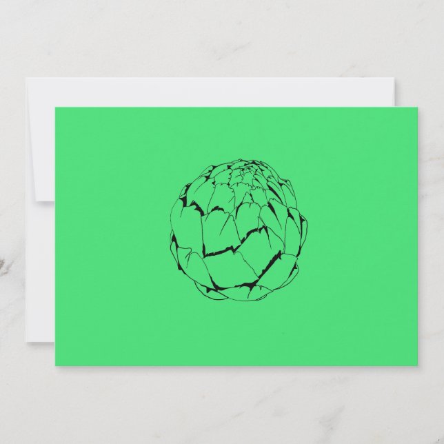 Invitación Alcachofa (Anverso)