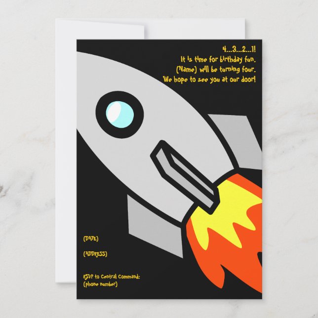 Invitación ¡alcance gran altura rápida y súbitamente, 4… 3… (Anverso)