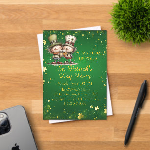 Invitación alegre a la fiesta del Día de San Patri