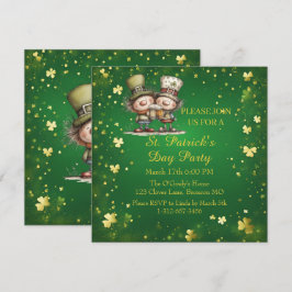 Invitación alegre a la fiesta del Día de San Patri