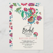 Alegre arte folclórico mexicano rojo y turquesa