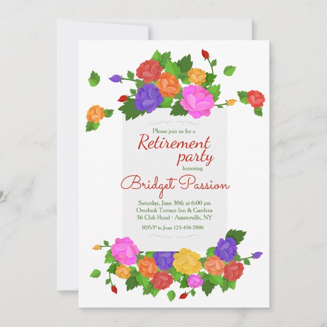 Invitación alegre de la ocasión (Anverso)