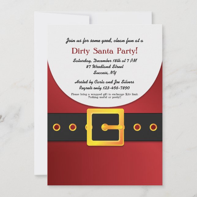 Invitación alegre del fiesta del intercambio del (Anverso)