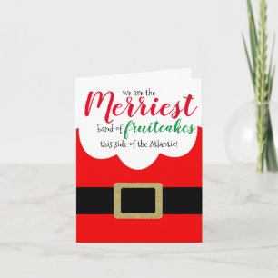 Invitación alegre fruta Navidades graciosos fiesta
