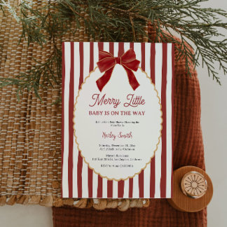 Invitación alegre para baby shower de niña