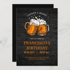 Invitación Alegres y osos Cumpleaños