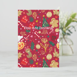 Invitación Alegría de los navidades