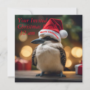 Invitación "Alegría de los Navidades de Kookaburras"