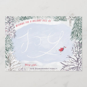 Invitación Alegría del estanque de patinaje