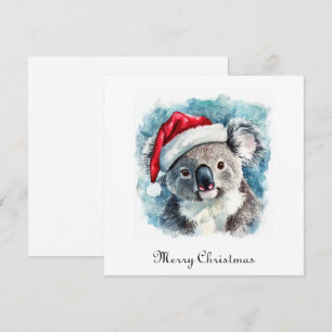 Invitación Alegría Navideña Australiana, Koala personalizado