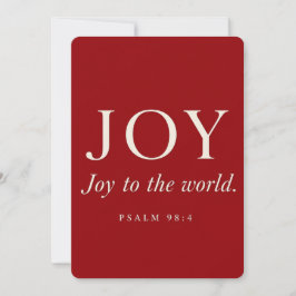 Invitación ALEGRÍA | Salmo 98:4 | Regalo de Navidad