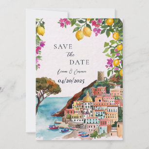 Invitación Alemán de Amalfi Guarde la Fecha