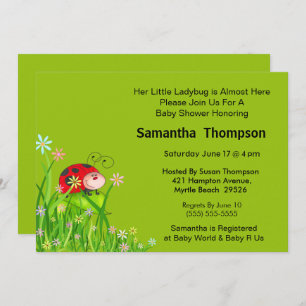 Invitación Alfombra roja en gráfico de jardín