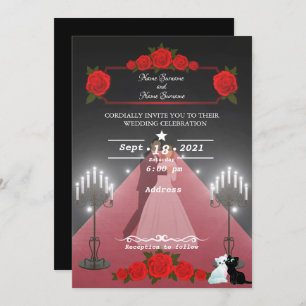 Invitación Alfombras rojas