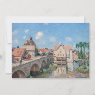 Invitación Alfred Sisley - El Puente de Moret