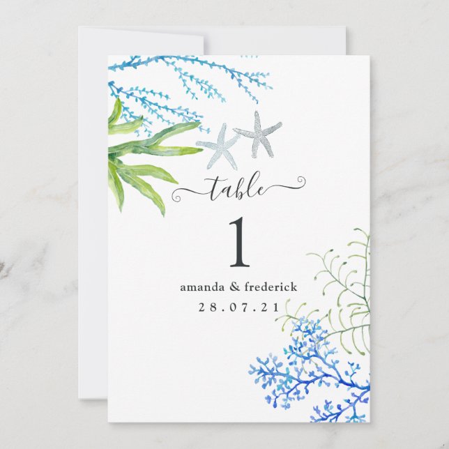 Invitación Algas Náuticas (Anverso)