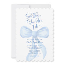 Algo Azul antes de hacer ducha de novia