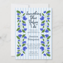 Algo Azul Art Nouveau Jardín Despedida de Soltera