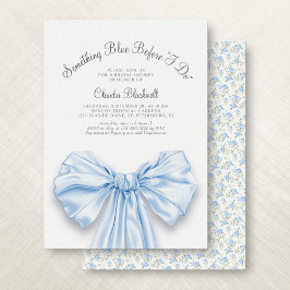 Invitación Algo azul en la ducha espuma de colchonetas en Fra