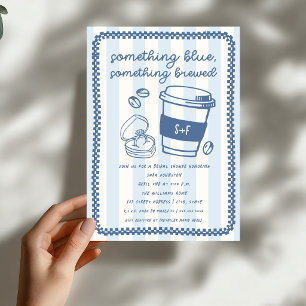 Invitación Algo de Café Preparado Despedida de Soltera