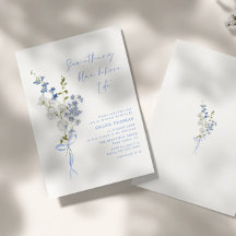 Algo de Flor Azul Flora Silvestre Bouquet Ducha de