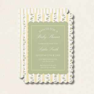 Invitación Algo de fresa dulce está llegando baby shower