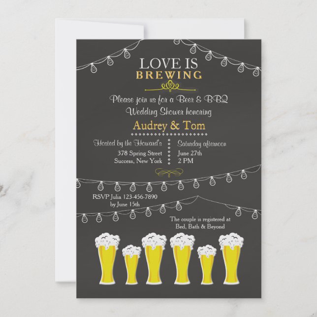 Invitación Algo está en proceso de personalización (Anverso)