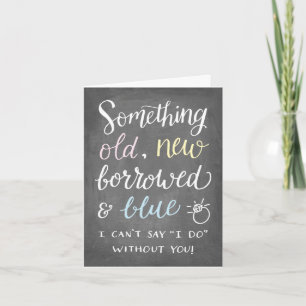 Invitación Algo viejo   Noviaria