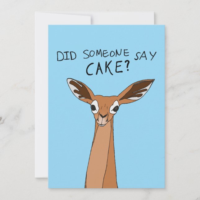 Invitación ¿Alguien Dijo Pastel? (Anverso)