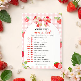 Invitación Alguien Dulce Cumpleaños Baby Shower | Adivina Qui