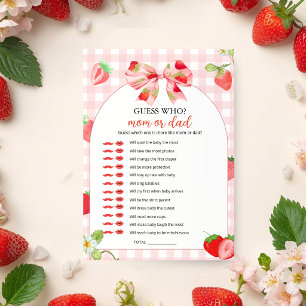 Invitación Alguien Dulce Cumpleaños Baby Shower Adivina Qui